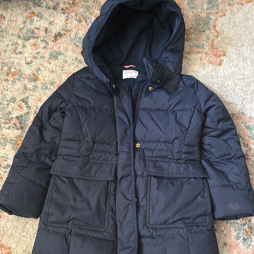 Crew cuts Navy Kids Jacket with Hood